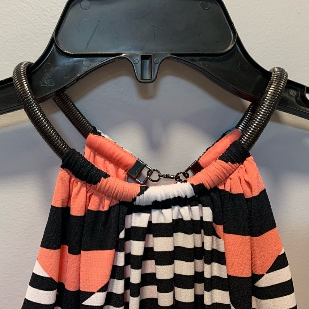 Jessica Simpson multicolored striped maxi - Picture 6 of 14